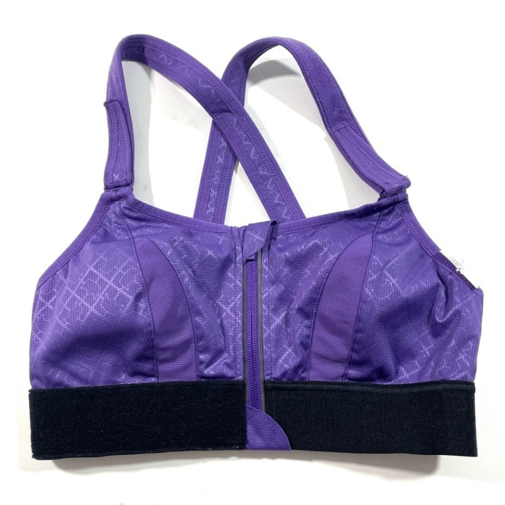 New Shefit Ultimate Sports Bra Purple High Impact Size Medium
